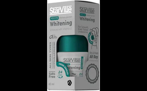 Starville Whitening Roll-On Deodorant with a mixture of natural scents 60 ml - Starville